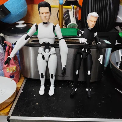 Đầu nam cho mô hình action figure Carbon 13 Type M