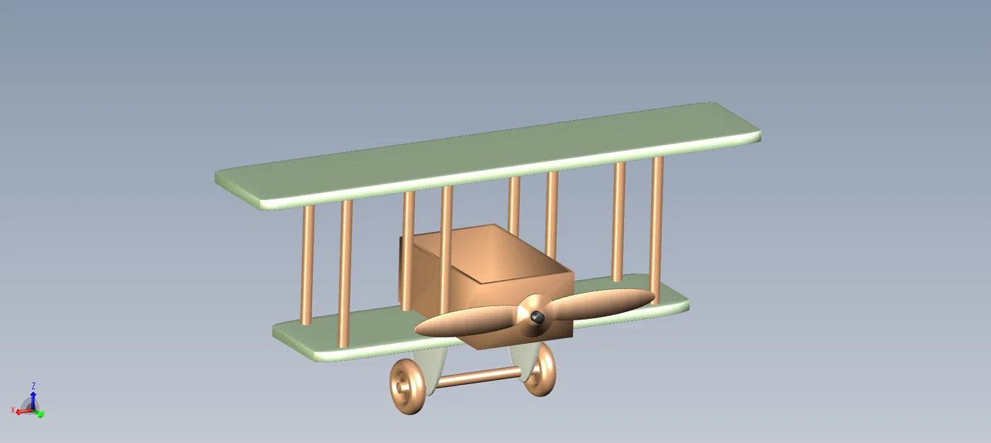 Mô hình kệ treo tường 3D hình máy bay cổ điển cực đẹp - Image 1