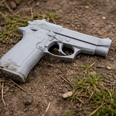 Mô hình 3D Beretta 84FS