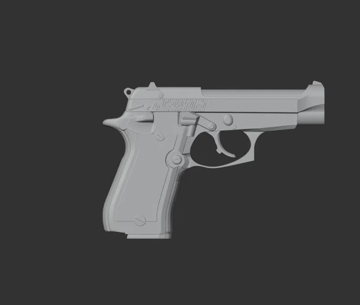 Mô hình 3D Beretta 84FS - Image 2