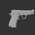 Mô hình 3D Beretta 84FS - Thumbnail 2
