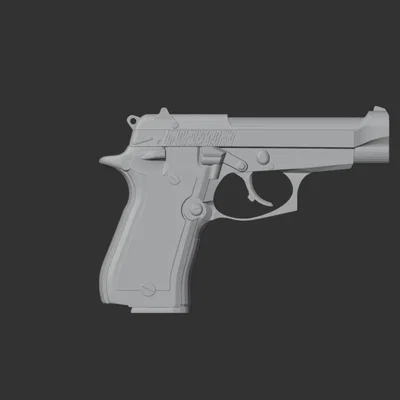 Mô hình 3D Beretta 84FS
