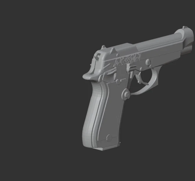 Mô hình 3D Beretta 84FS - Image 3