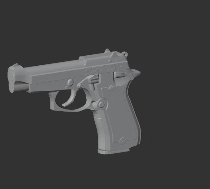 Mô hình 3D Beretta 84FS - Image 4