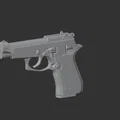 Mô hình 3D Beretta 84FS - Thumbnail 4