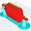 Móc khóa túi đựng Catheter (Catheter bag keychain) in 3D độc đáo - Thumbnail 2