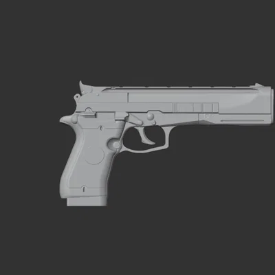 Mô hình 3D Beretta 87 Target