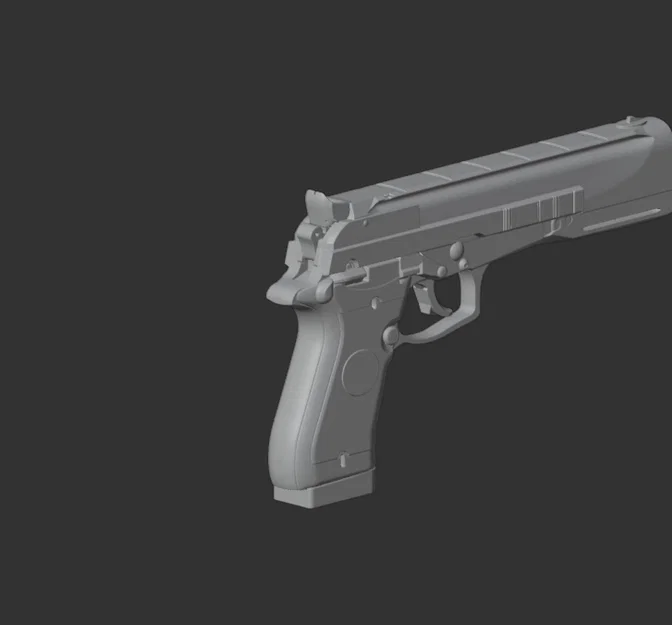 Mô hình 3D Beretta 87 Target - Image 3