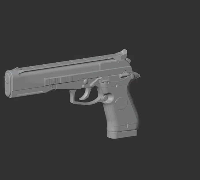 Mô hình 3D Beretta 87 Target - Image 4