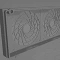 Ngàm chuyển đổi quạt 140mm gắn mặt trước cho Jonsbo N5 - Thumbnail 1