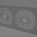 Ngàm chuyển đổi quạt 140mm gắn mặt trước cho Jonsbo N5 - Thumbnail 2