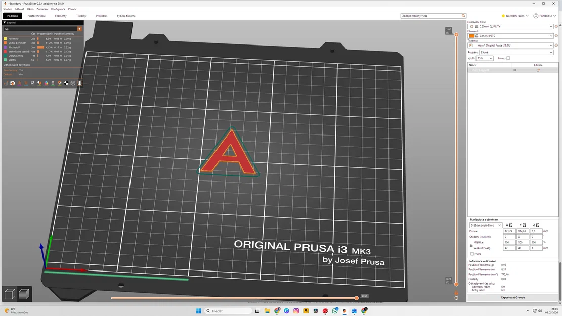 Mẫu in 3D chữ cái "A" trang trí hiện đại, tinh tế - Image 2