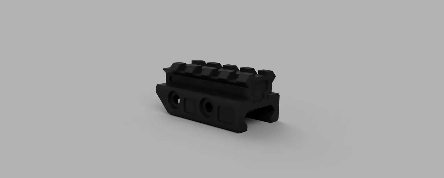 Riser Picatinny Airsoft (Tích hợp chốt chống giật) - Image 2