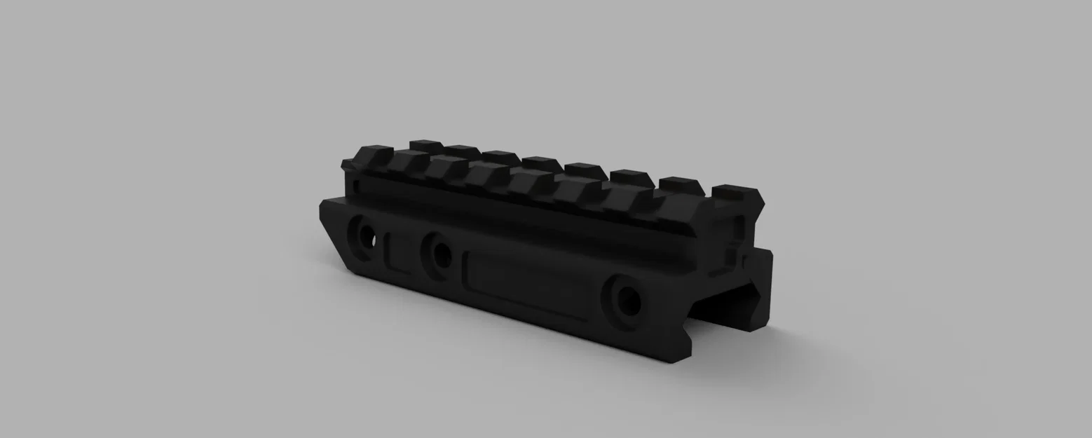 Riser Picatinny Airsoft (Tích hợp chốt chống giật) - Image 3