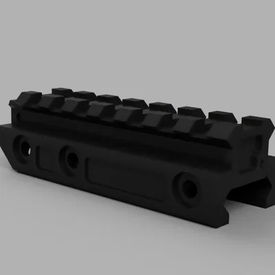 Riser Picatinny Airsoft (Tích hợp chốt chống giật)