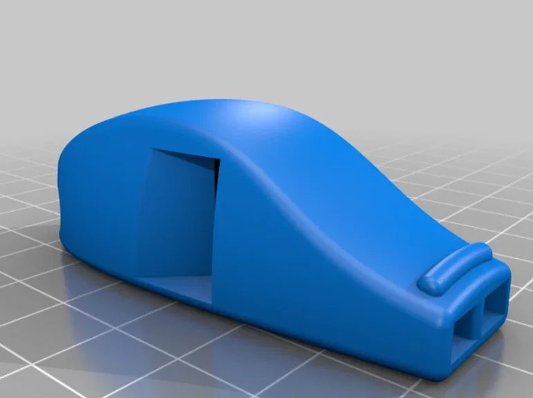 Mô hình còi thổi (Whistle) 3D thiết kế nhỏ gọn, dễ in - Image 3
