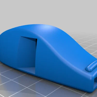 Mô hình còi thổi (Whistle) 3D thiết kế nhỏ gọn, dễ in
