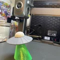 Mô hình in 3D đĩa bay bắt cóc Alien Abduction độc đáo - Thumbnail 3