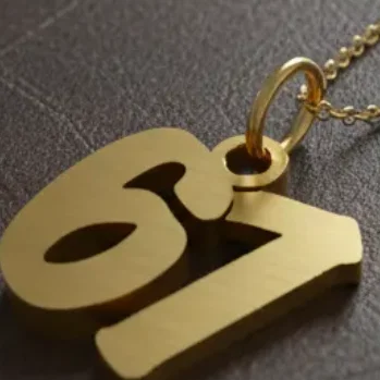 Mẫu in 3D móc khóa số 67 (67 Key Ring) độc đáo và tinh tế