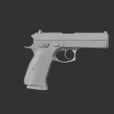 Mô hình 3D CZ 97B