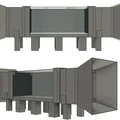 Mô hình hầm gió 3D kiểm tra lực cản khí động học cho xe mô hình - Thumbnail 1