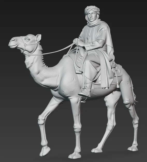 Mô hình 3D Lawrence of Arabia cưỡi lạc đà tỷ lệ 1:24 - Image 2