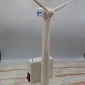 Mô hình tuabin gió hoạt động kèm đèn LED - Thumbnail 2