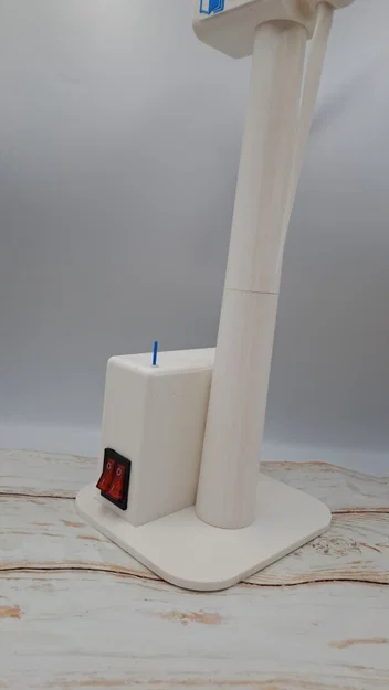 Mô hình tuabin gió hoạt động kèm đèn LED - Image 3