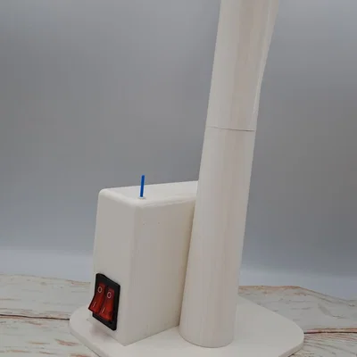 Mô hình tuabin gió hoạt động kèm đèn LED