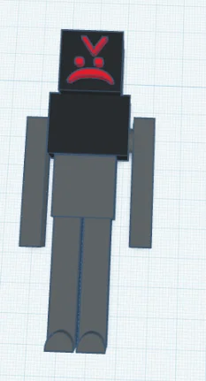 Mô hình nhân vật Jerk Bot: Mẫu in 3D độc đáo cho game thủ - Image 1