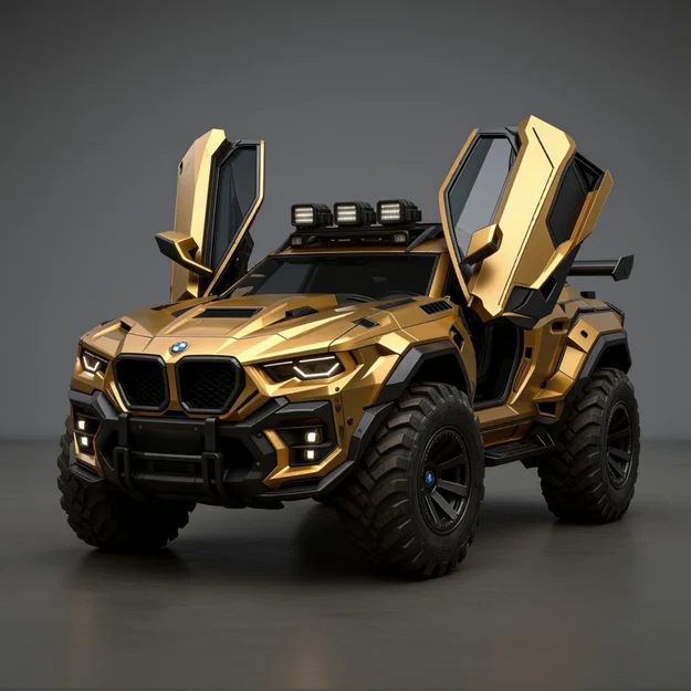 Mô hình xe BMW Offroad 1 độc lạ cho in 3D - Image 1