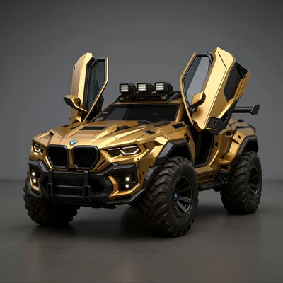 Mô hình xe BMW Offroad 1 độc lạ cho in 3D