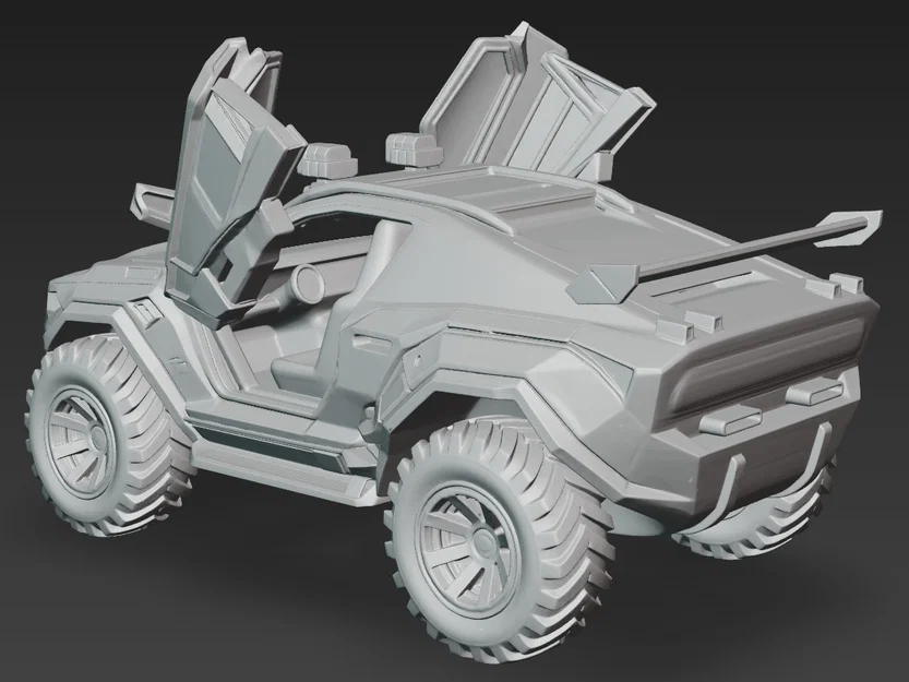 Mô hình xe BMW Offroad 1 độc lạ cho in 3D - Image 3
