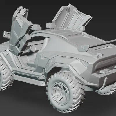 Mô hình xe BMW Offroad 1 độc lạ cho in 3D