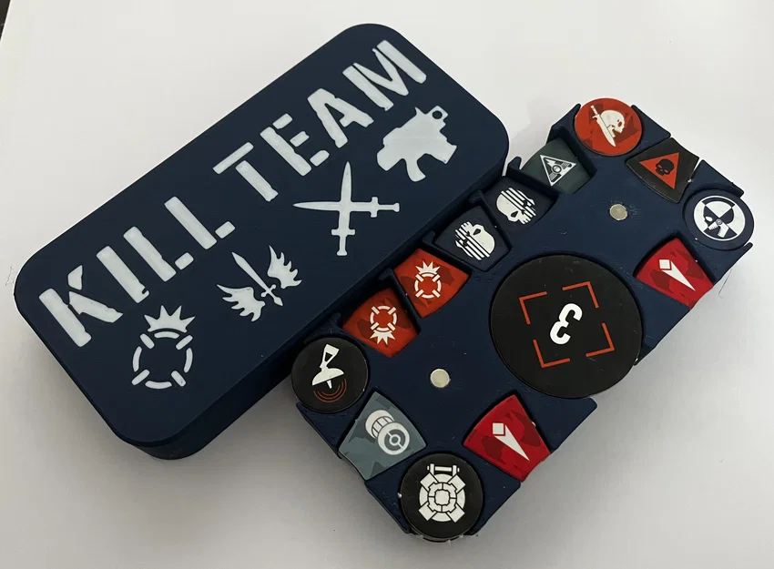 Hộp đựng token Kill Team 40k - Thiết kế tối ưu cho in 3D - Image 1