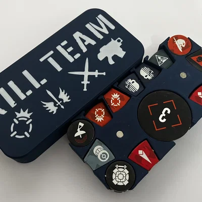 Hộp đựng token Kill Team 40k - Thiết kế tối ưu cho in 3D