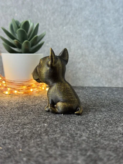 Mô hình 3D chó Bull Terrier dễ thương trang trí bàn làm việc - Image 1