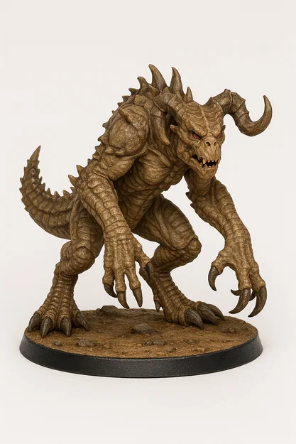 Bộ sưu tập mô hình 3D Deathclaw chi tiết từ vũ trụ Fallout - Image 1