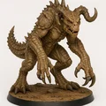 Bộ sưu tập mô hình 3D Deathclaw chi tiết từ vũ trụ Fallout - Thumbnail 1