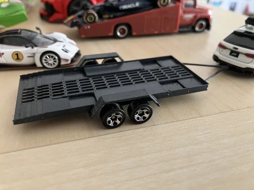 Mô hình xe chở ô tô HW (HW car trailer) - Image 1
