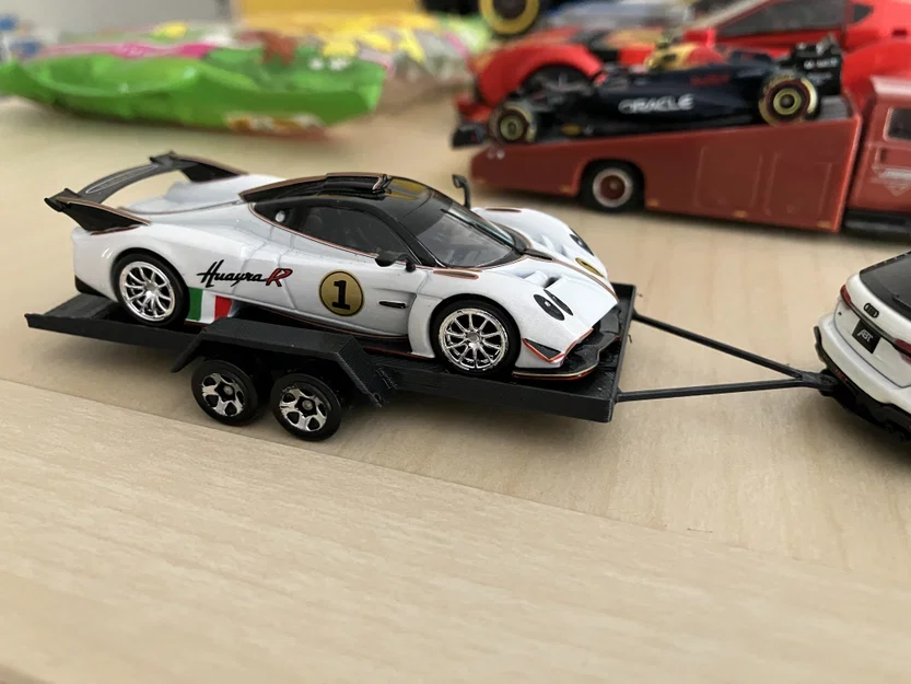 Mô hình xe chở ô tô HW (HW car trailer) - Image 3