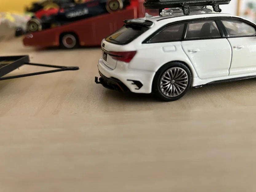 Mô hình xe chở ô tô HW (HW car trailer) - Image 4