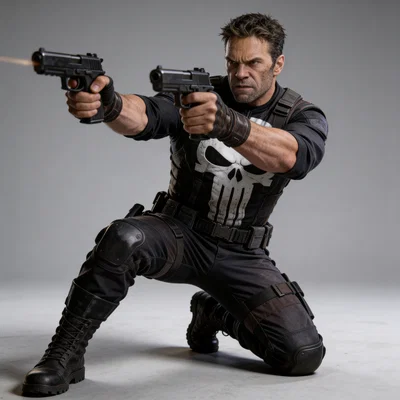 Mô hình 3D The Punisher 2: Tượng Frank Castle Marvel Comics
