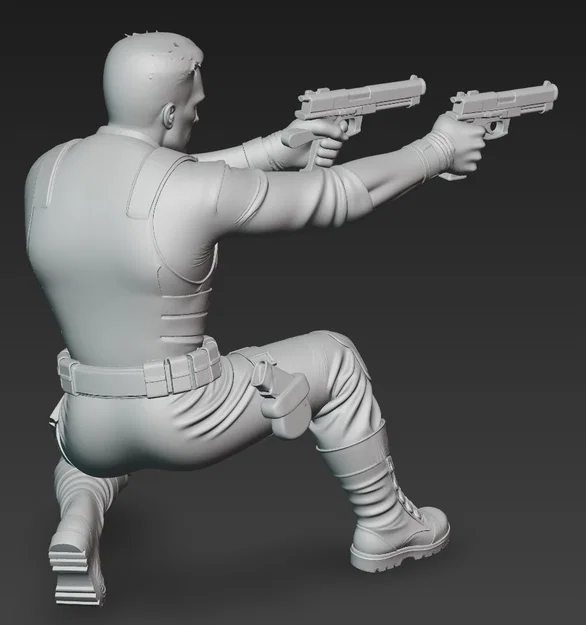 Mô hình 3D The Punisher 2: Tượng Frank Castle Marvel Comics - Image 3