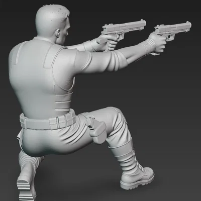 Mô hình 3D The Punisher 2: Tượng Frank Castle Marvel Comics