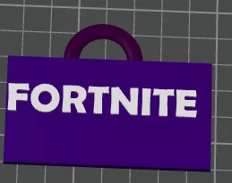 Mẫu móc khóa Fortnite in 3D 3 màu cực chất cho game thủ - Image 1