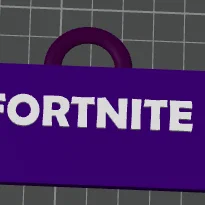 Mẫu móc khóa Fortnite in 3D 3 màu cực chất cho game thủ