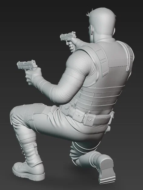 Mô hình The Punisher 3D cực ngầu cho fan Marvel - Image 3
