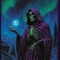 Bonesy The Robed Skelly – Mô hình bộ xương mặc áo choàng từ RetroFantasys - Thumbnail 3