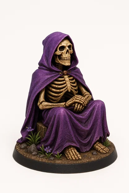 Bonesy The Robed Skelly – Mô hình bộ xương mặc áo choàng từ RetroFantasys - Image 9
